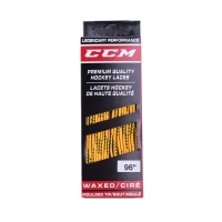 CCM Hockey Wax Laces - Żółte