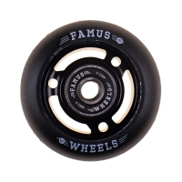 Famus 3 Spokes 60mm/92a + ABEC 9 - Black/Black