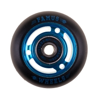 Famus 3 Spokes 60mm/92a + ABEC 9 - Blue/Black