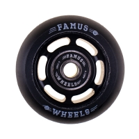 Famus 6 Spokes 60mm/92a + ABEC 9 - Black/Black