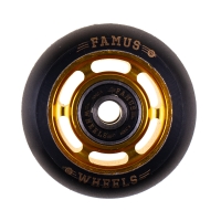 Famus 6 Spokes 60mm/92a + ABEC 9 - Gold/Black