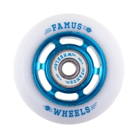 Famus 6 Spokes 64mm/92a + ABEC 9 - Blue/White