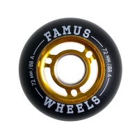 Famus - Alu Flash Wheel 72mm/88A (4 szt.)