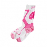 FR - Nano Sport Socks - White/Pink