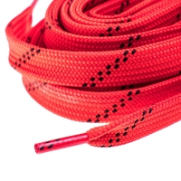 Ground Control Hockey Laces - Red