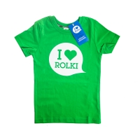 I Love Rolki - Classic Kids T-shirt - Green