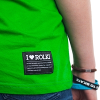I Love Rolki - Classic Women T-shirt - Zielony