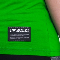 I Love Rolki - Logo Women T-shirt - Green