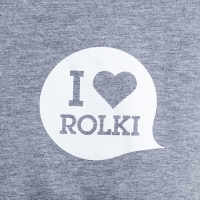 I Love Rolki - Logo Women T-shirt - Melange