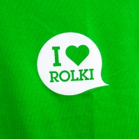 I Love Rolki - Logo Women T-shirt - Zielony