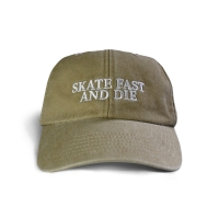 Inferno Skate Fast And Die Cap - Stone