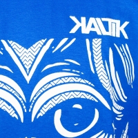 Kaltik - Face T-shirt - Niebieski