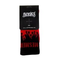 Mesmer Hots Socks - Black/Red