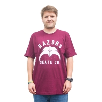 Razors - Skate Co 2 T-Shirt - Maroon