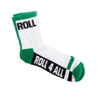 Roll4all - Short Socks - Zielony/Biały