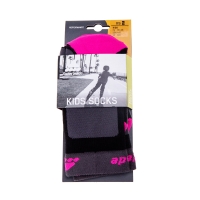 Rollerblade Kids Socks - Black/Pink