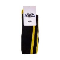 SkateArena - Short Socks - Czarno/Żółte