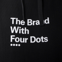 THEM - Four Dots Hoodie - Czarna