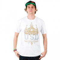 Usd - Crown T-shirt - Biały
